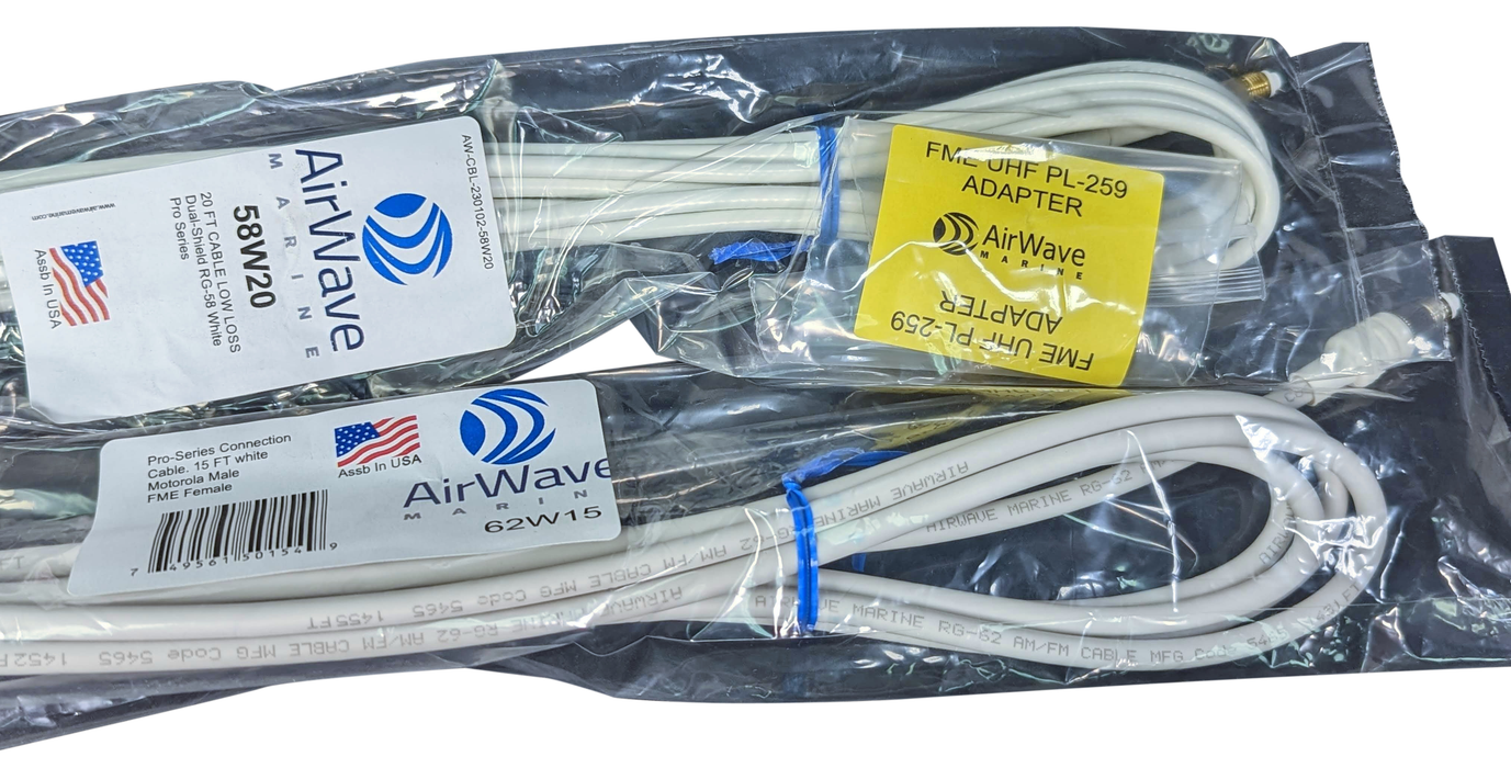 Custom Marine Radio Antenna Combo (AM/FM/VHF)