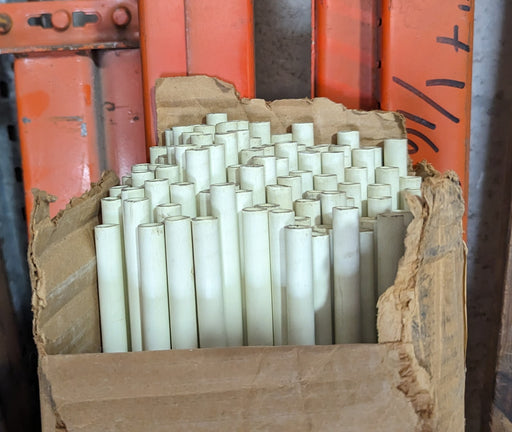 Tubes, half inch 1/2" diameter Fiberglass Epoxy unpainted