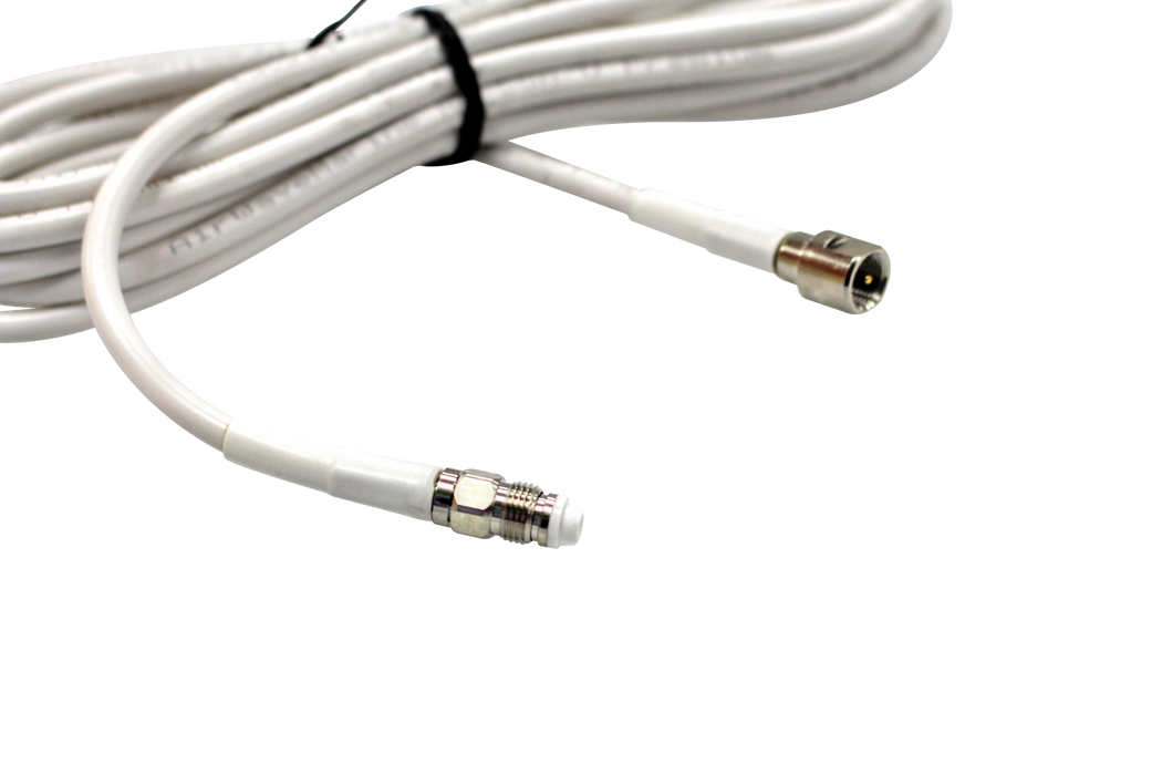 Marine Antenna Pro-Connect White Extension Cable FME Male Female