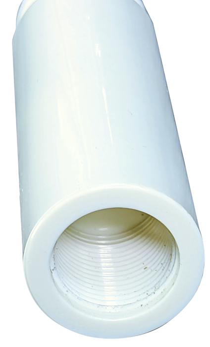 Marine VHF 8FT Antenna Pro-Connect, White Nylon Ferrule with 20FT Cable