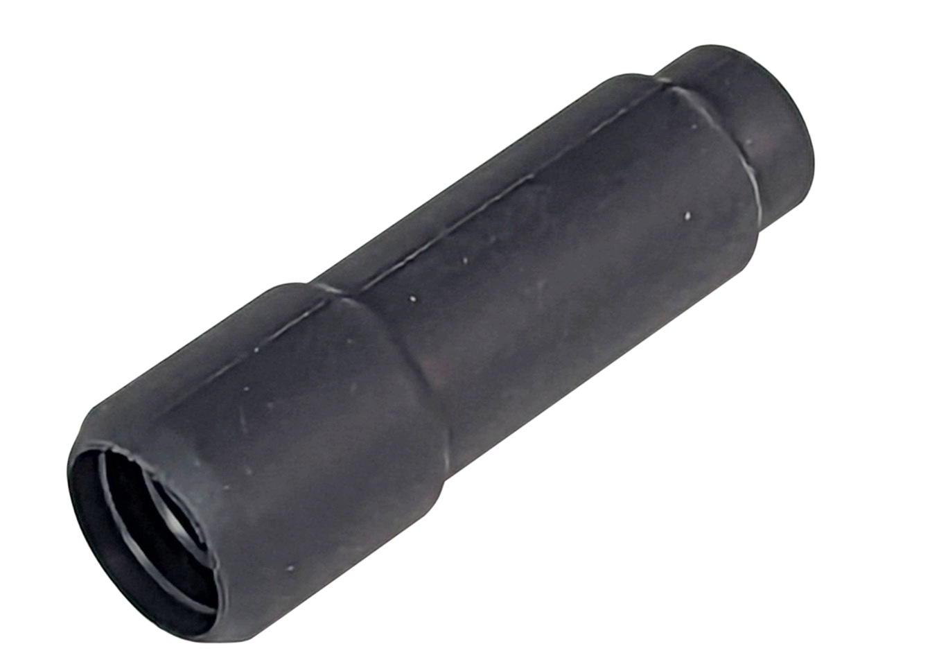 Marine Radio Antenna Connector: FME Male Rubber Boot Water Seal, Large. Black