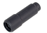 Marine Radio Antenna Connector: FME Male Rubber Boot Water Seal, Large. Black