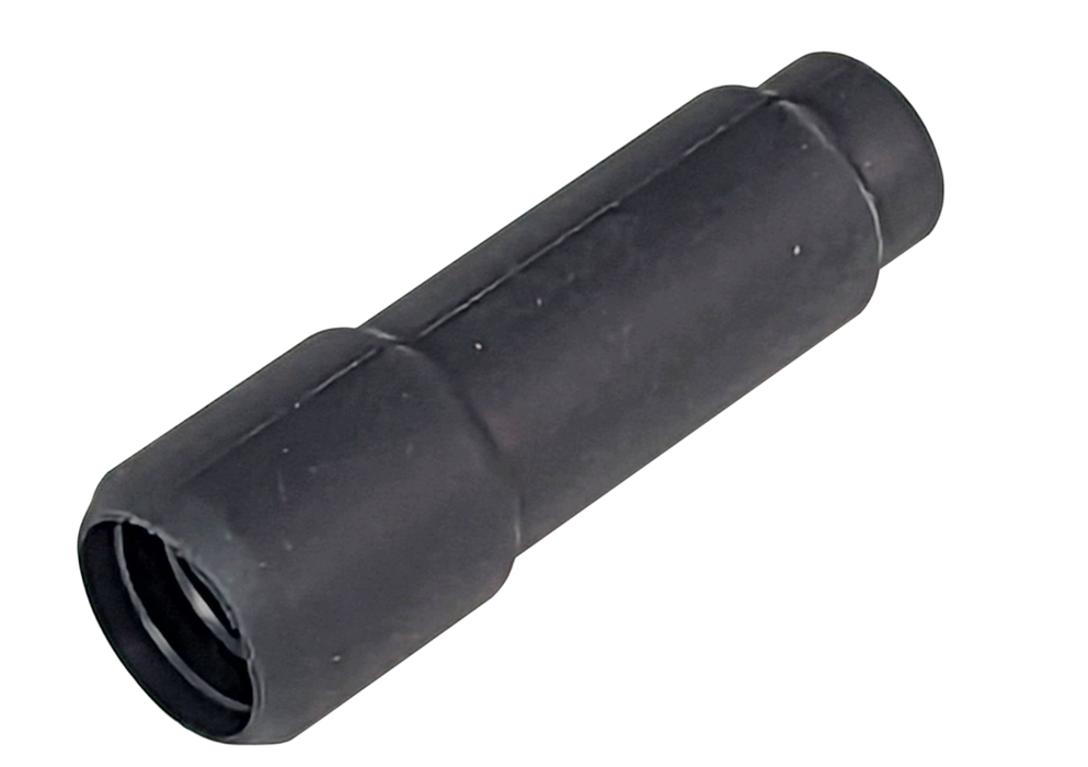 Marine Radio Antenna Connector: FME Male Rubber Boot Water Seal, Large. Black