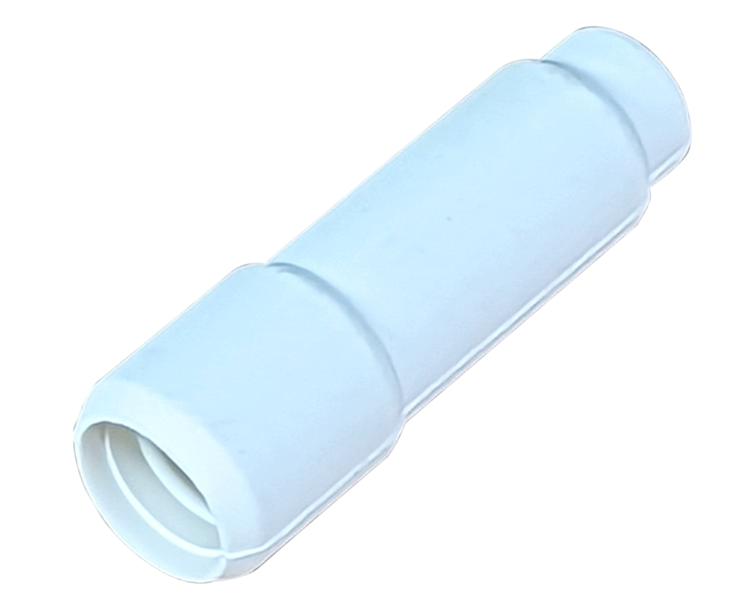 Marine Radio Antenna Connector: FME Male Rubber Boot Water Seal, Large. White