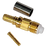 Marine Radio Antenna Connector: FME Female RG-58 LMR-195 Crimp-On. Gold Plated