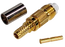 Marine Radio Antenna Connector: FME Female RG-58 LMR-195 Crimp-On. Gold Plated