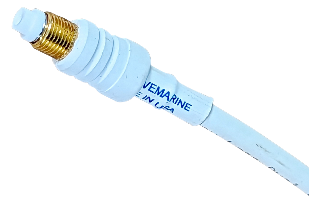 Marine Radio Antenna Connector: FME Female Rubber Boot Water Seal, Small. Black