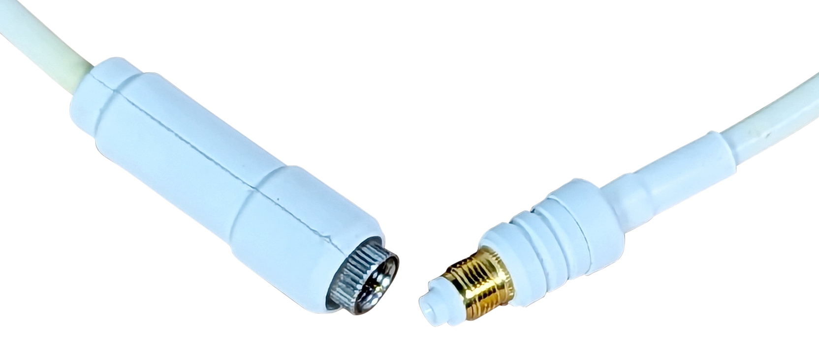 Marine Radio Antenna Connector: FME Male RG-58 LMR-195 Crimp-On. Gold Plated