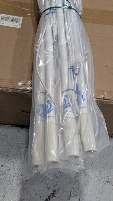 Marine VHF 5FT Antenna White Nylon Ferrule and 15 FT Cable  Surplus Closeout Discount